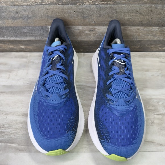 Hoka One One Mach 6 Men's Size 12 D Blue White Athletic Running Shoes Sneakers - Picture 3 of 11